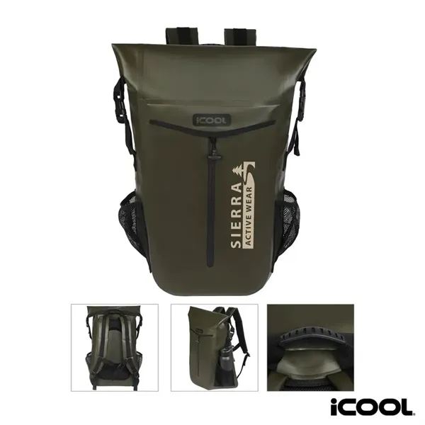 iCOOL® Castle Peak TPU Waterproof Backpack... from ASI 67866 Logomark/Valumark