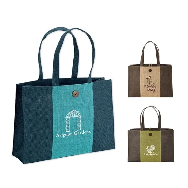 5" x 11.75" x 16.75" natural jute tote; includes 5" gusset,... from ASI 67866 Logomark/Valumark