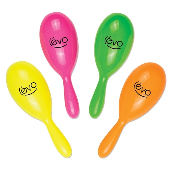 7" plastic maraca offered in a variety of colors.... from ASI 98360 WOWLine / WOWLine®