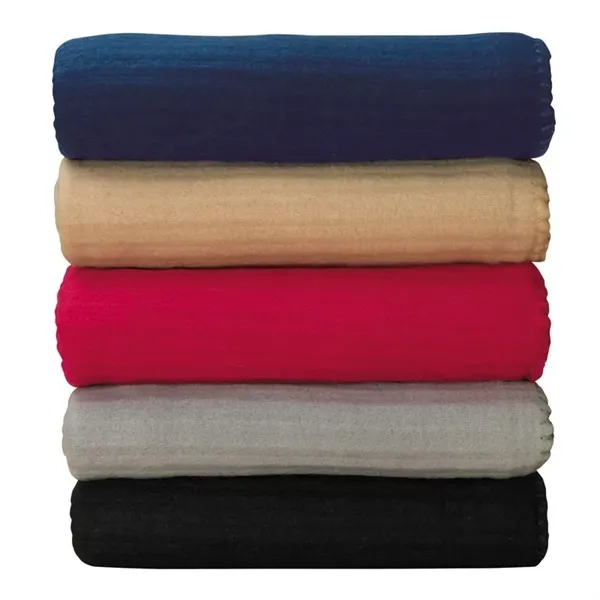 0.12" x 60" x 50" all-occasion blanket made with anti-pilling fleece... from ASI 67866 Logomark/Valumark