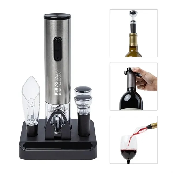 Carignan 6-Piece Electric Wine Set... from ASI 67866 Logomark/Valumark