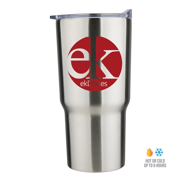 8.75" x 4.4" 30-ounce stainless steel copper-lined tumbler with double-wall insulation... from ASI 90807 Tekweld