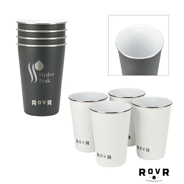 RovR® Pack of 4, 16 oz. Single Wall Beer Pints... from ASI 67866 Logomark/Valumark