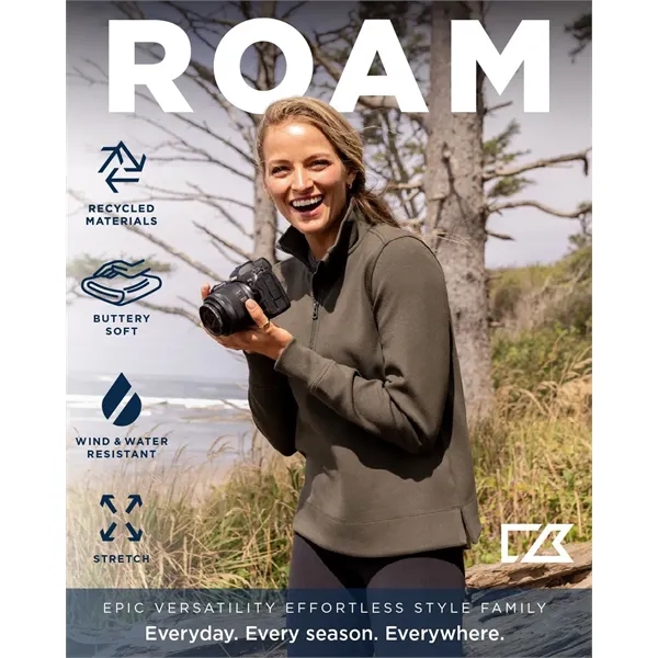 Cutter & Buck Roam Recycled Womens Quarter Zip Pullover... from ASI 47965 Cutter & Buck