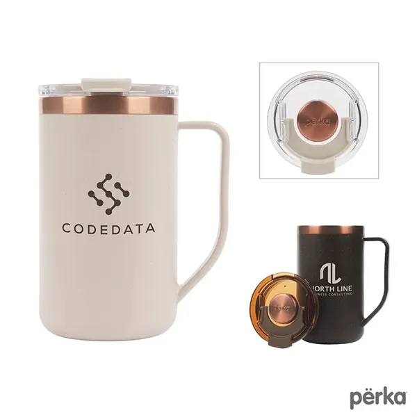 Perka® Guji 15 oz. Recycled Steel and Coffee Grounds Mug... from ASI 67866 Logomark/Valumark