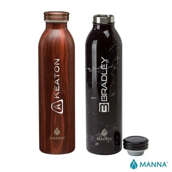 Stainless steel water bottle with 20 oz. capacity; includes vacuum seal... from ASI 67866 Logomark/Valumark