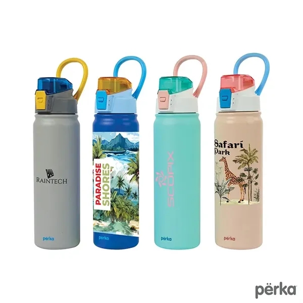 Perka® Rex Fresh 24 oz. Double Wall, Recycled Stainless S...... from ASI 67866 Logomark/Valumark