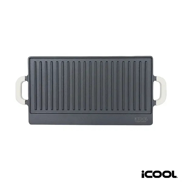iCOOL® Banff Reversible Cast Iron Griddle... from ASI 67866 Logomark/Valumark
