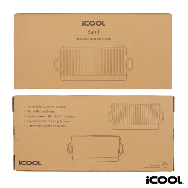 iCOOL® Banff Reversible Cast Iron Griddle... from ASI 67866 Logomark/Valumark