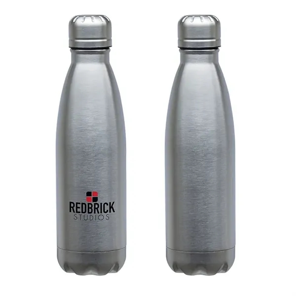 2.81" x 10.12" x 2.81" stainless steel bottle; 17 oz. capacity... from ASI 67866 Logomark/Valumark