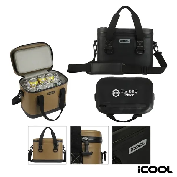 iCOOL® Teton 8-Can Waterproof Cooler... from ASI 67866 Logomark/Valumark