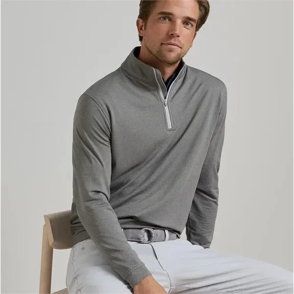 Men's performance quarter-zip pullover with stretch, easy care, and imprint-ready style.... from ASI 72657 Active Life Promo / Active Life