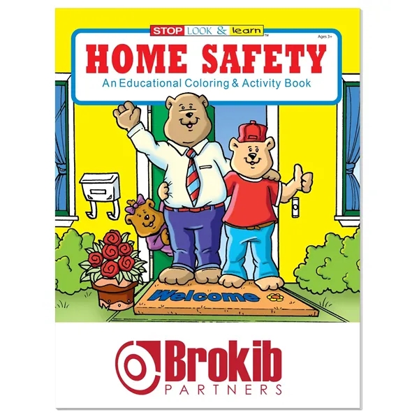 Coloring Book: Home Safety... from ASI 40480 Koozie Group / Norwood