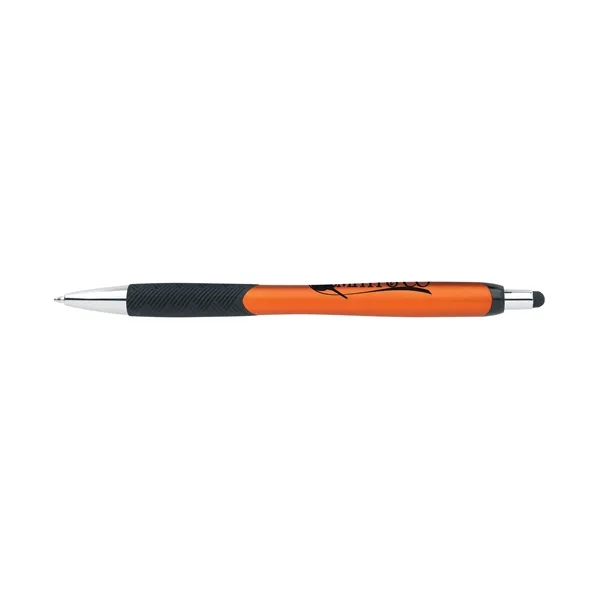 Metallic Pattern Grip Stylus Pen... from ASI 40480 Koozie Group / Norwood
