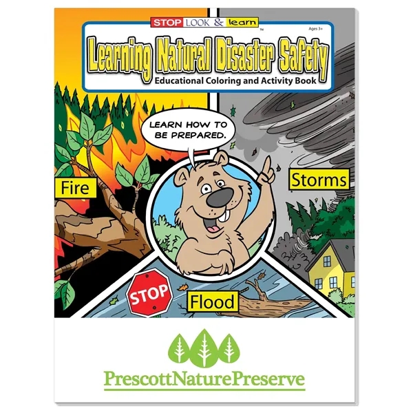 Coloring Book: Learning Natural Disaster Safety... from ASI 40480 Koozie Group
