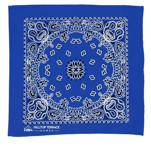 Garyline® 22" Bandana with Stock Paisley Pattern... from ASI 40480 Koozie Group