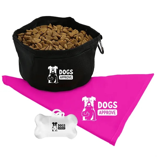 Doggie Bandana, Foldable bowl,  Pickup tote kit... from ASI 40480 Koozie Group