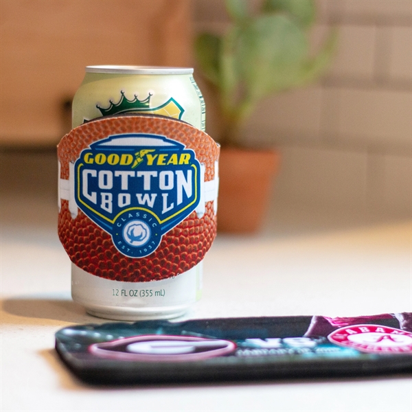 Oval Slap Wrap lays flat for storage, slaps on when needed.... from ASI 61966 HPG / Best Promotions USA