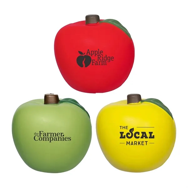 Apple shaped stress reliever.... from ASI 63549 Jornik Manufacturing Corp