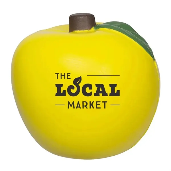 3" apple shaped stress reliever made of PU foam.... from ASI 63549 Jornik Manufacturing Corp