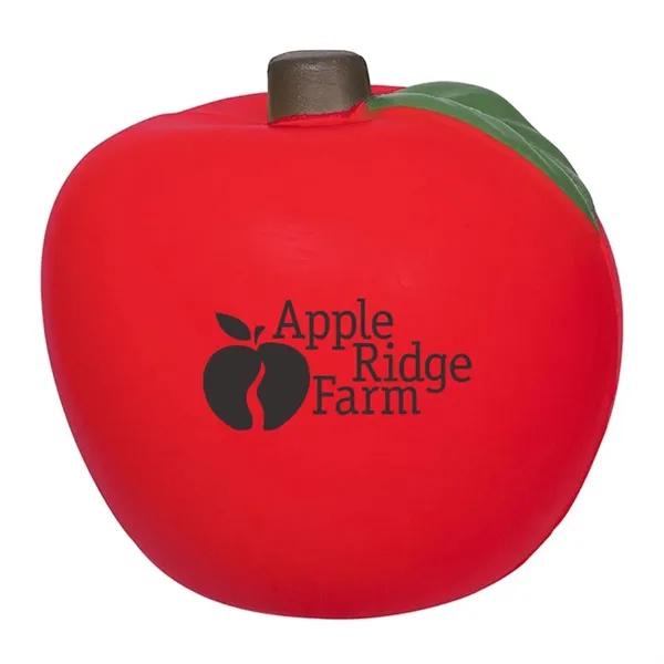 3" apple shaped stress reliever made of PU foam.... from ASI 63549 Jornik Manufacturing Corp