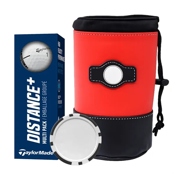 Golf kit with Taylormade Distance Plus golf balls, a poker chip... from ASI 38120 Ball Pro / Diversified Quality Kitchenware