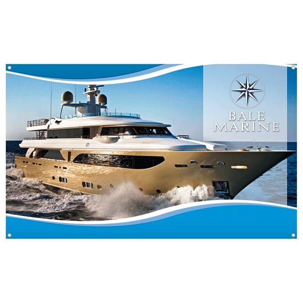 Durable 13 Oz vinyl banner.... from ASI 56950 Gill Studios Inc / Gill-Line®