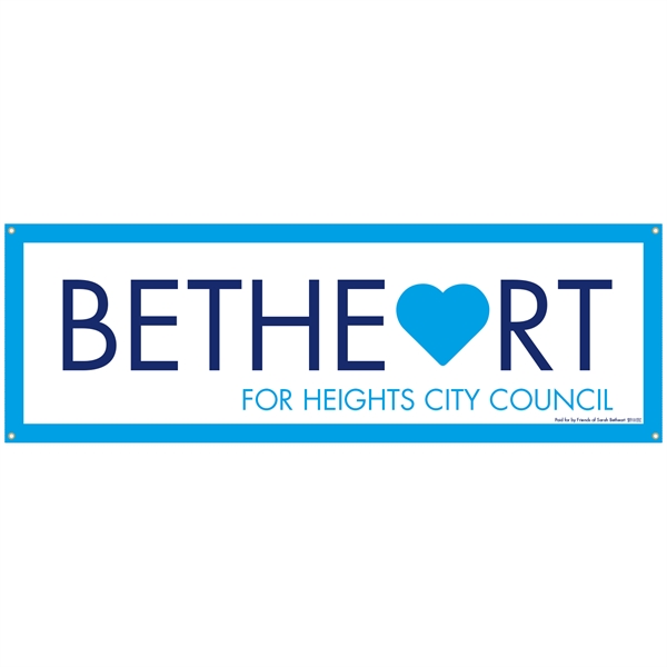 Durable 13 Oz vinyl banner.... from ASI 56950 Gill Studios Inc / Gill-Line®