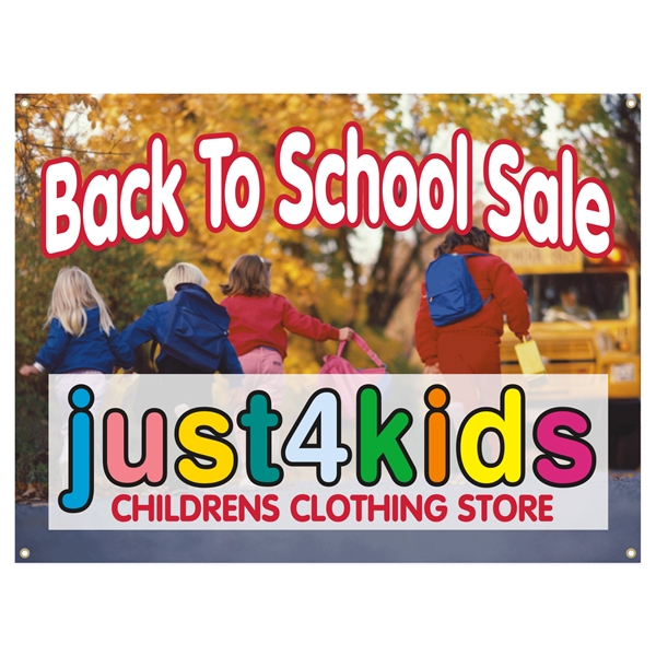 Durable 13 Oz vinyl banner.... from ASI 56950 Gill Studios Inc / Gill-Line®