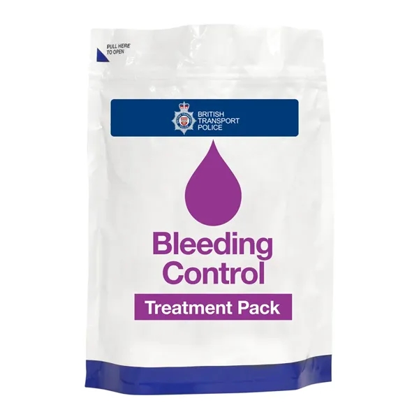 Treatment Pack designed to help stop severe bleeding quickly in emergency... from ASI 84514 Safety Made