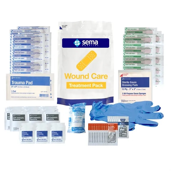 A compact wound care kit stocked with essential supplies to clean,... from ASI 84514 Safety Made