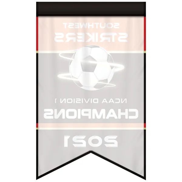 Full Color, Full Custom Sports Championship Banner Single Sided Dove Tail... from ASI 80228 Quinn
