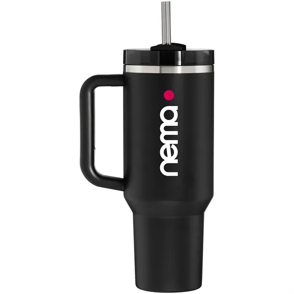 40 oz insulated stainless steel tumbler with FlowState 3-position lid, reusable... from ASI 51197 ETS Express, LLC