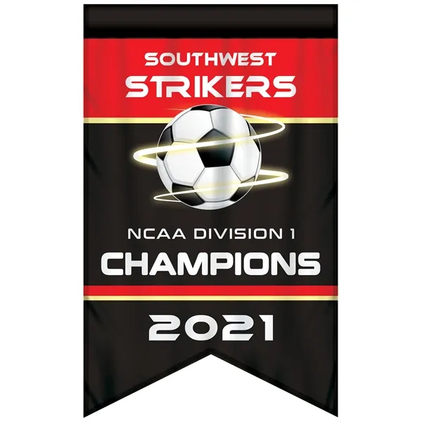 Full Color, Full Custom Sports Championship Banner Single Sided With Backliner... from ASI 80228 Quinn