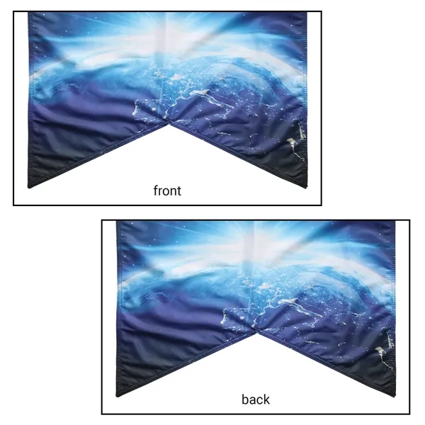 Full Color, Full Custom Sports Championship Banner Double Sided Dove Tail... from ASI 80228 Quinn