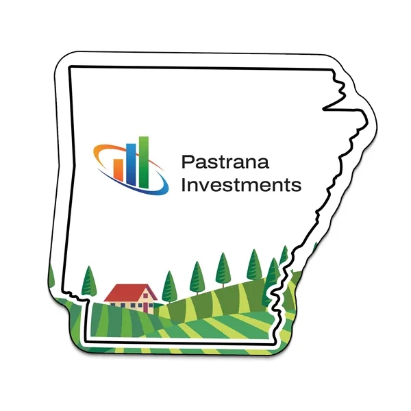 Arkansas stock shape state magnet that's flexible, non-toxic, and measures 2.41"H... from ASI 54040 Fey Promo / Magna-Tel by Fey