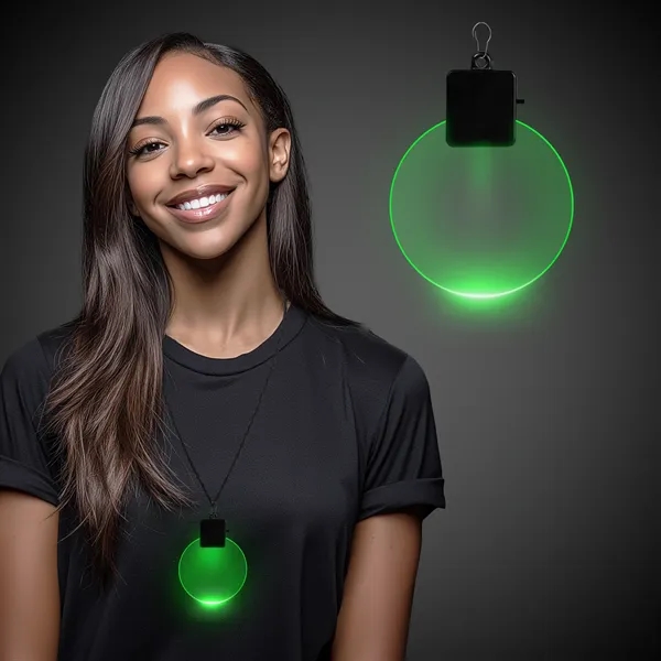 Green Light Up Medallions... from ASI 42016 Brighter Promotions Inc