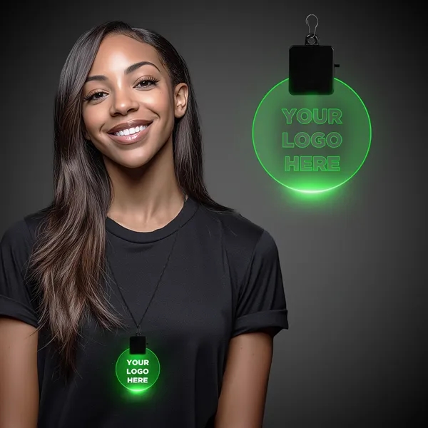 Green Light Up Medallions... from ASI 42016 Brighter Promotions Inc