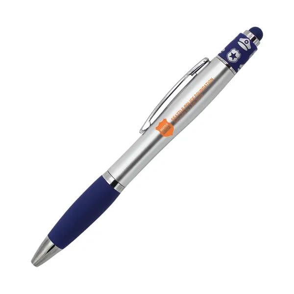 Police Spin Top Pen with Stylus... from ASI 30270 Aakron Line