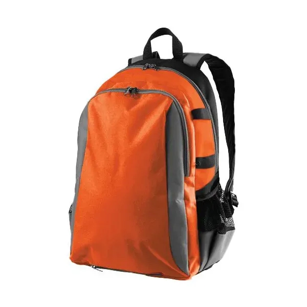 Oxford nylon drawstring bag with backpack-like shoulder straps and multiple pockets.... from ASI 37461 Augusta Sportswear