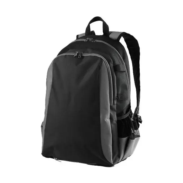 Oxford nylon drawstring bag with backpack-like shoulder straps and multiple pockets.... from ASI 37461 Augusta Sportswear
