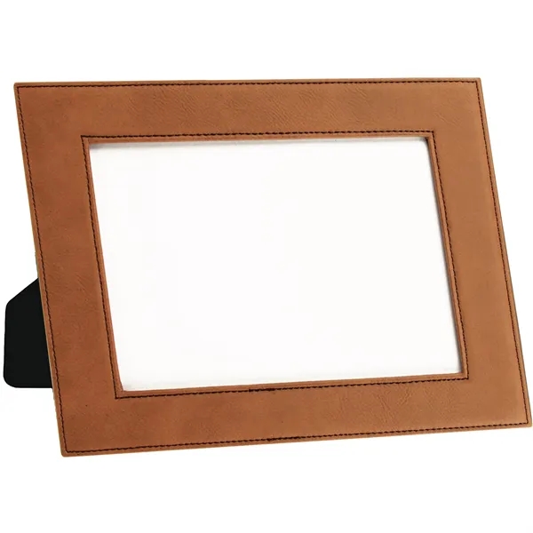 10 3/4" x 12 3/4" x 3/8" rawhide leatherette photo frame... from ASI 74601 Calico