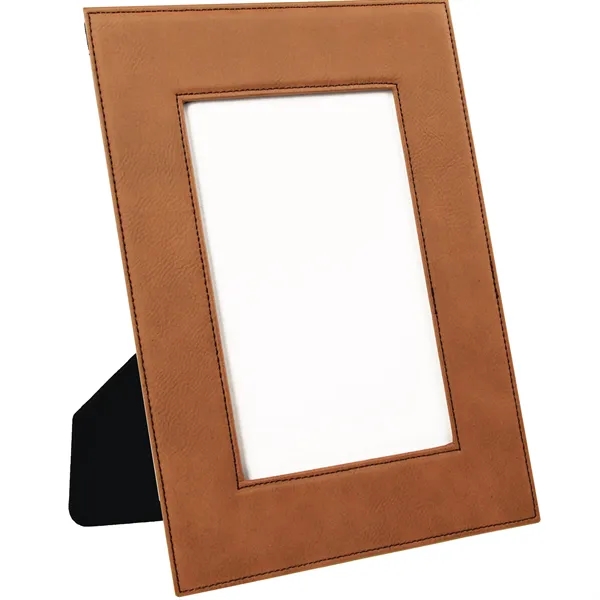 7 3/4" x 9 3/4" x 3/8" rawhide leatherette photo frame... from ASI 74601 Calico