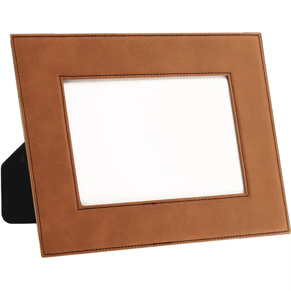 7 3/4" x 9 3/4" x 3/8" rawhide leatherette photo frame... from ASI 74601 Calico