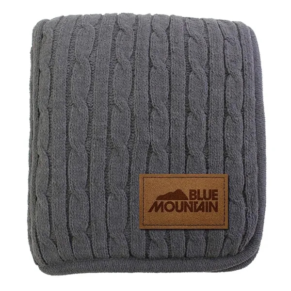 50" x 60" blanket with beautiful knit pattern on one side... from ASI 68507 The Magnet Group