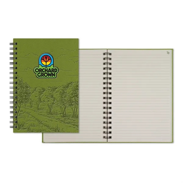 6 1/2" x 9 1/2" apple pulp journal with an eco-peel... from ASI 68507 The Magnet Group / Castelli