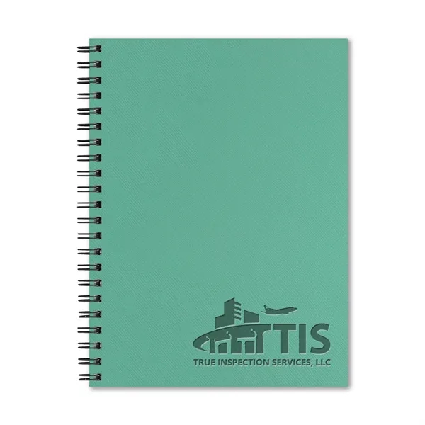 8" x 11" apple pulp journal with an eco-peel cover, black... from ASI 68507 The Magnet Group