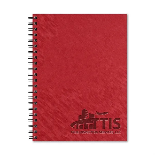 8" x 11" apple pulp journal with an eco-peel cover, black... from ASI 68507 The Magnet Group