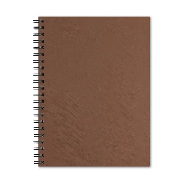 8" x 11" apple pulp journal with an eco-peel cover, black... from ASI 68507 The Magnet Group