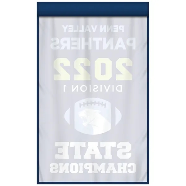 Full Color, Full Custom Sports Championship Banner Single Sided Straight Cut... from ASI 80228 Quinn